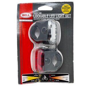 Bell Lockable LED Light Set With Multiple Modes